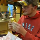 Cheeseburger Gone in Ten Seconds