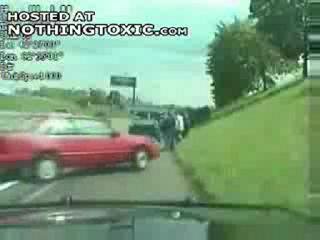 Car Takes Out Police Officer